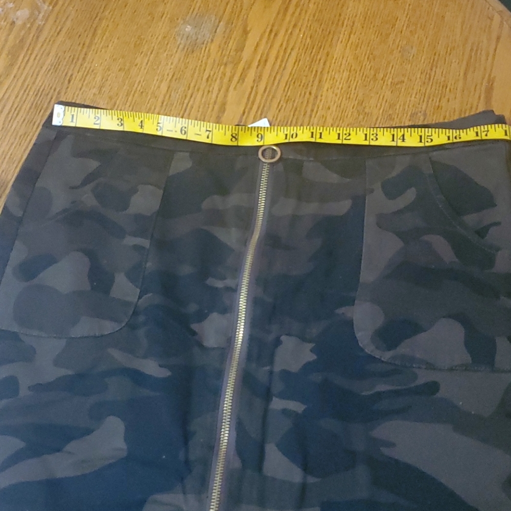 NYC SKIRT ARMY TYPE LOOK WITH ZIP 18 - Picture 10 of 12